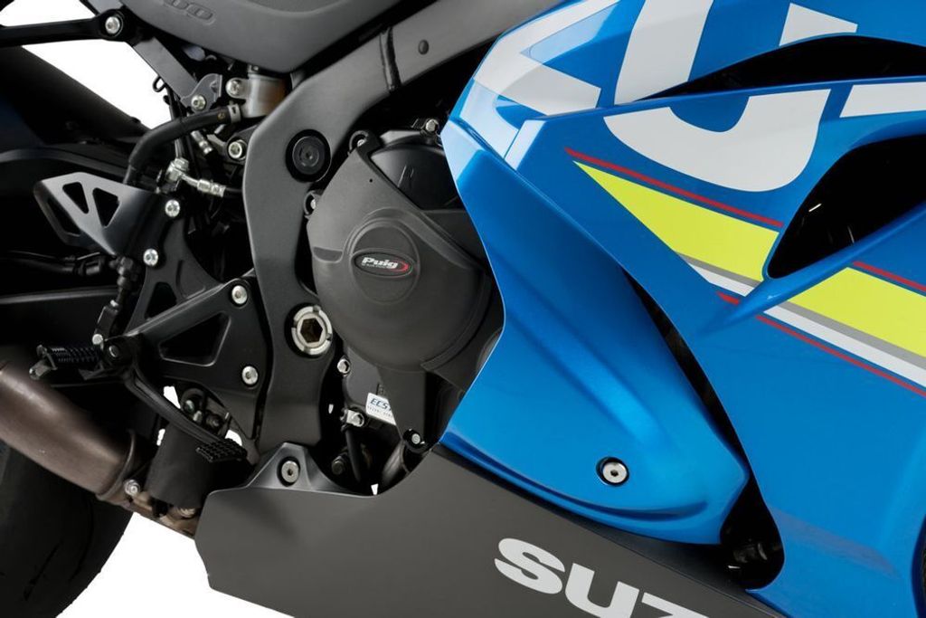 PUIG 21517N Motorschutzhauben Track für Championship passend fuer SUZUKI GSX-R1000 Schwarz