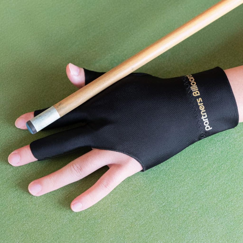 Atmungsaktive Billardhandschuhe - Snooker-Billardhandschuhe - Offene Drei-Finger-Billardhandschuhe - Geeignet für Poolspiele - Snooker - Carrom-Sp...