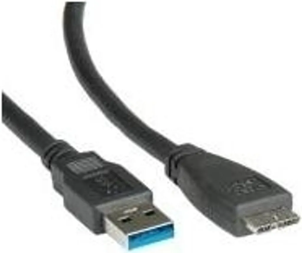 ROLINE Cavo USB 3.2 Gen 1, A ST - Micro B ST, nero, 2 m - 5