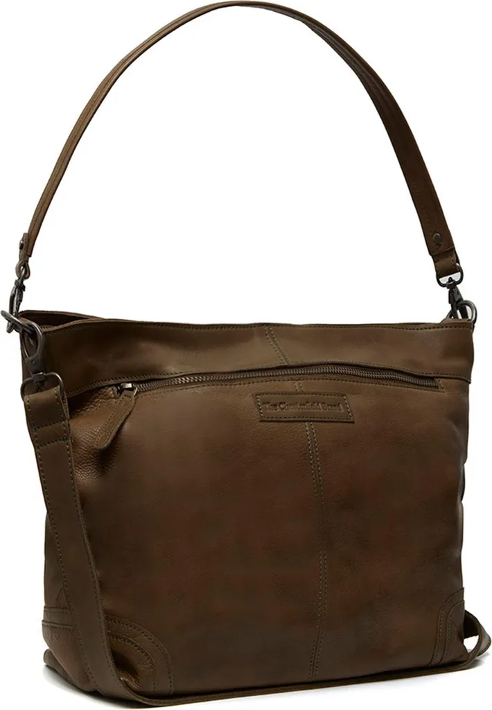 Borsa Shopper Bolivia Pelle Oliva Large | Qualità Chesterfield
