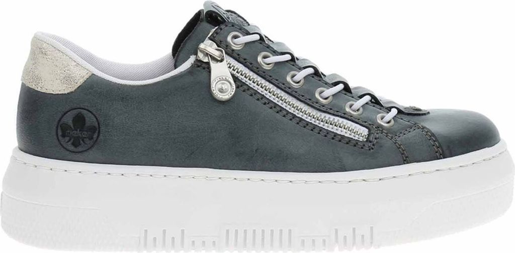 Rieker  Damenschuhe sportlicher Schnürer Metallic Freizeit, Produktbild 