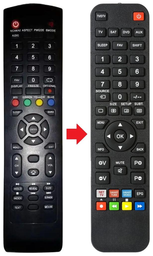 Fernbedienung passend für AKAI AKTV433-SMART