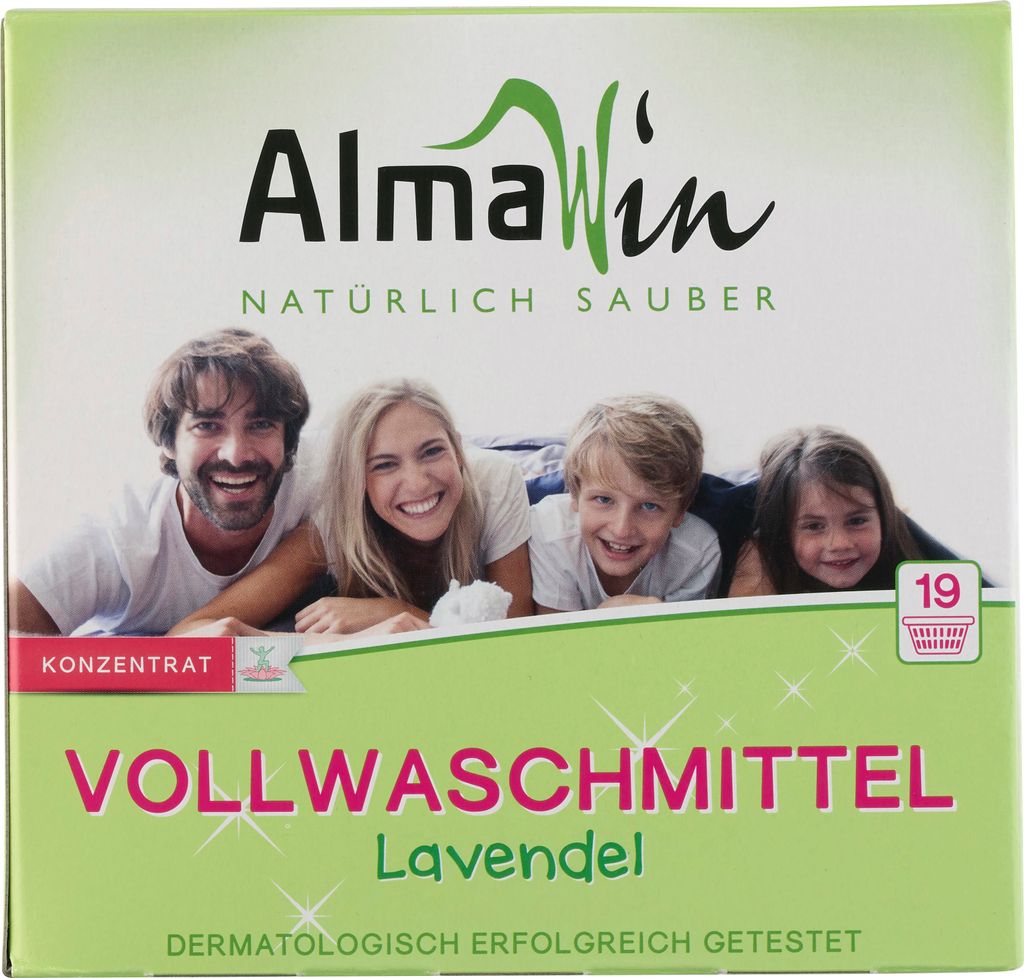 AlmaWin® Vollwaschmittel Pulver [1,08kg - 20 Ladungen] mit Produktbild 