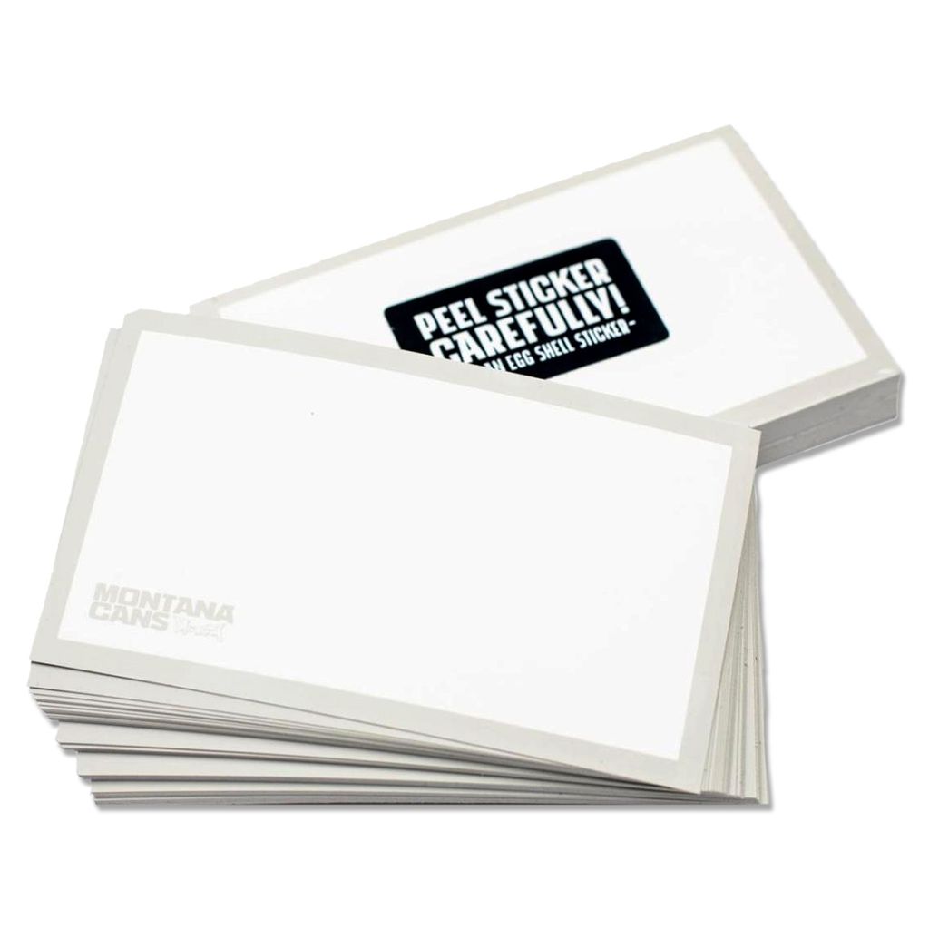 Stickerpack Montana Cans | Eggshell | Weiß | 50 Stück Produktbild 