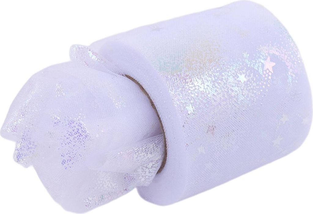 Tulle Roll 6cm*25 Yard Illusory Glitter Pugage Pine Tear-Resistant DIY Craft Hochzeit Nachbildung wiederverwendbare Babypartyrock-Spitzen-Roll-Roll...