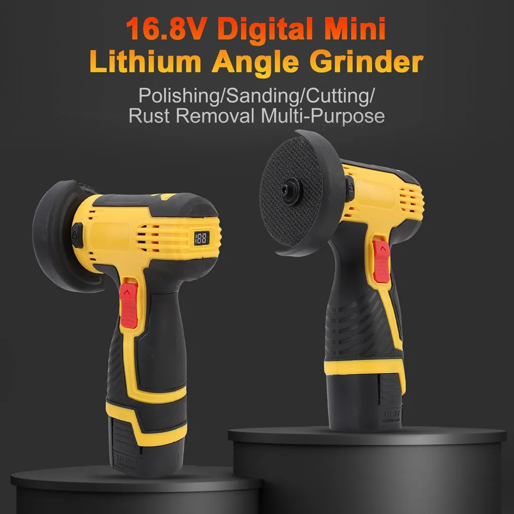 Meuleuse d'angle 17 000 tr/min moteur Brushless 16,8V avec écran LED - 17