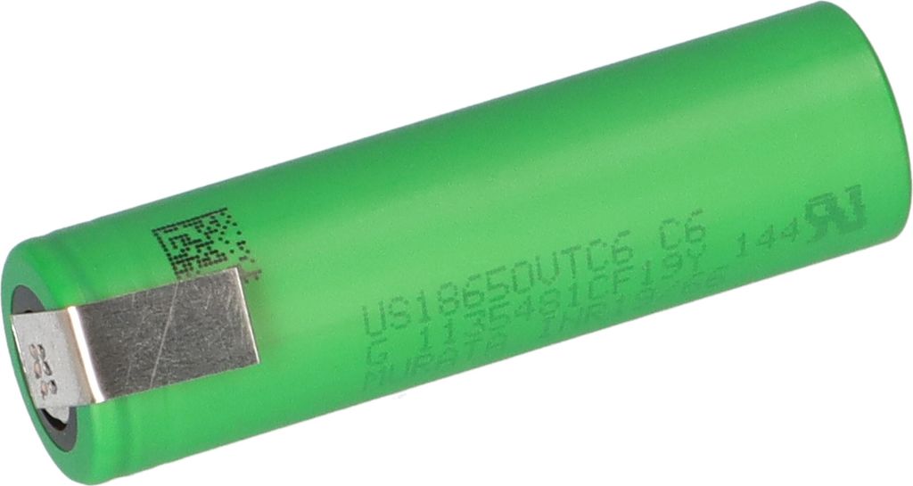 Murata Akku Li-Mn US18650VTC5 3,6V / 2610mAh LiNiMnCoO2 max. 30A Z-Lötfahne LFZ