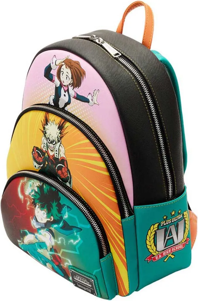 Mini sac à dos My Hero Academia Loungefly en similicuir pour adultes