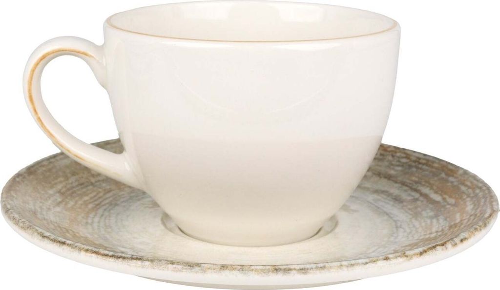 Bonna Patera - Teetassen und Untertasse - 230 cc - Porcelain - 6er set