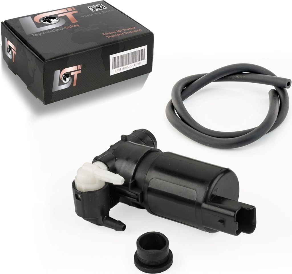 Scheibenwaschpumpe Waschwasser Pumpe mit Schlauch für Fiat Lancia Nissan Opel