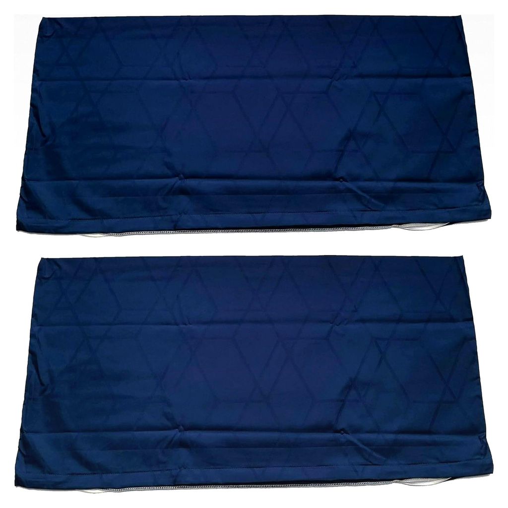2er Set Kissenbezüge 40x80 cm aus 100% Baumwolle Jacquard Damast mit Reißverschluss