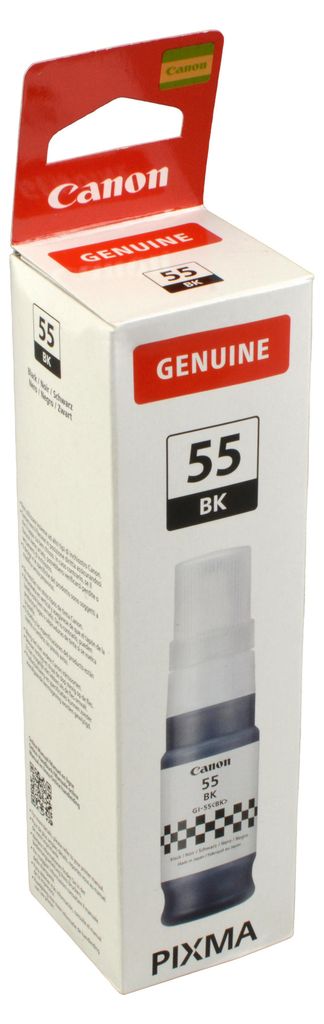 Canon GI-55 BK, Schwarz, 70 ml, 1 Stück(e), 3000 Seiten, Produktbild 