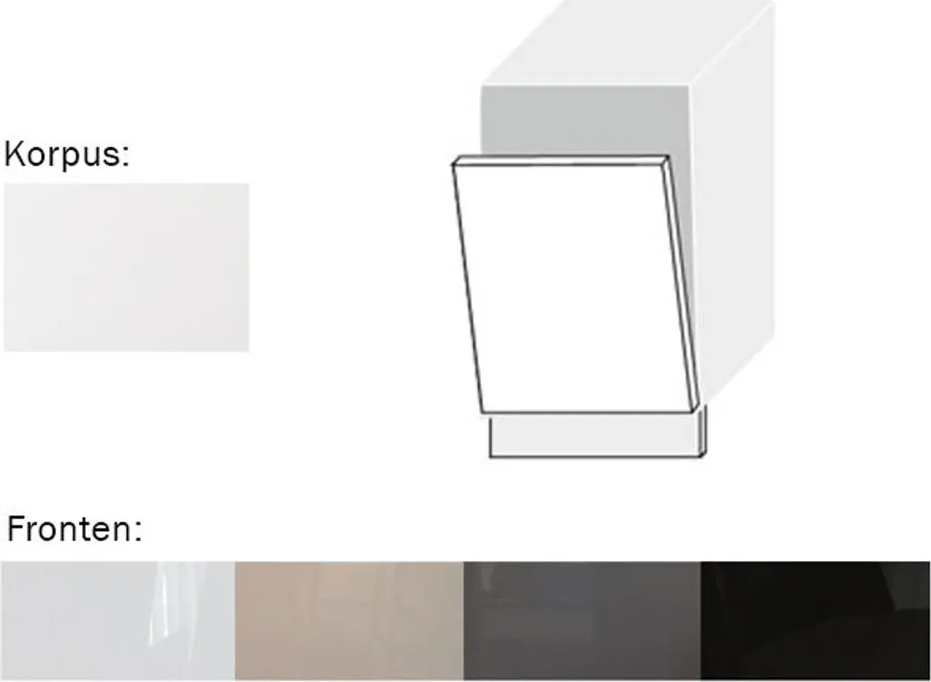 Frontale Ricambio Lavastoviglie 45cm Bianco Perla Opaco | EST-ZM45/57