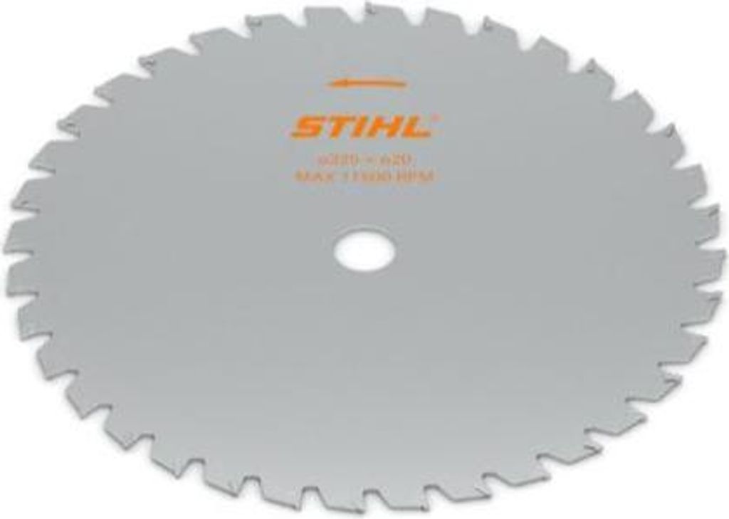 Stihl 40007134211, Čepeľ pre krovinorez, Strieborná, Kov, Obrázok produktu 