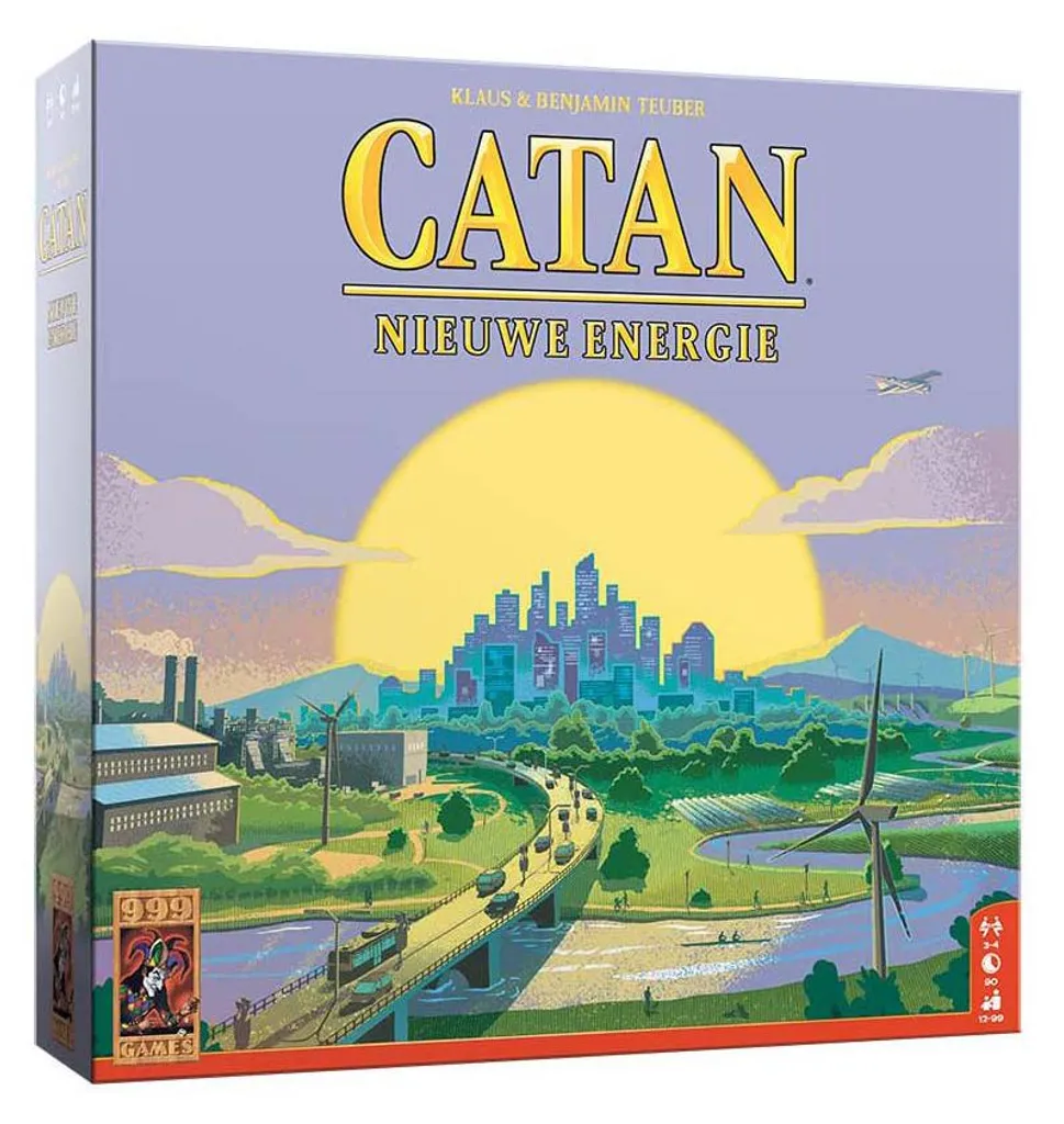 Jeu de Société CATAN Nouvelle Énergie Stratégie et Écologie Version FR
