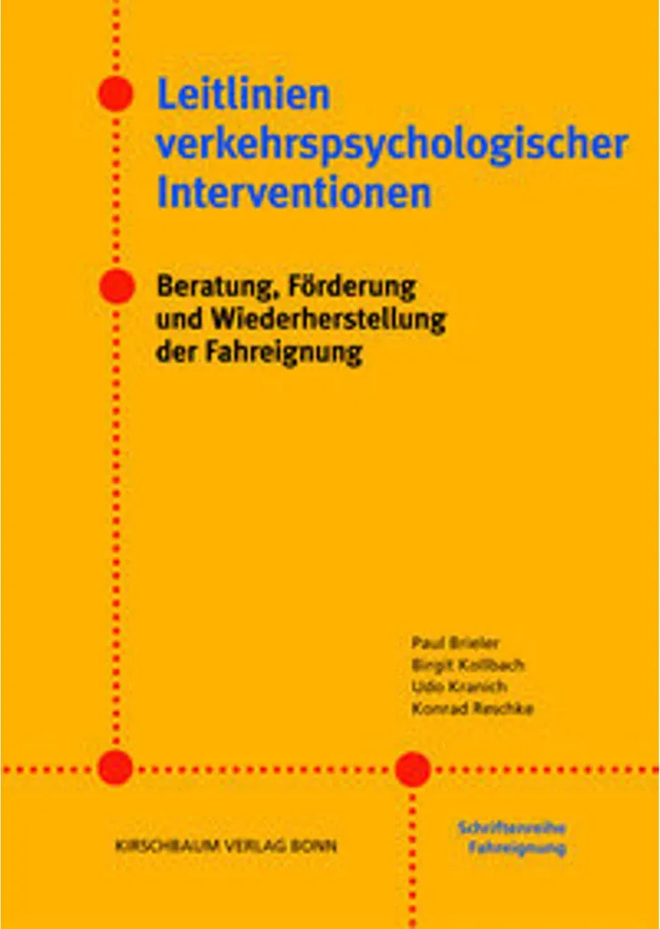 Livre de Psychologie Routière : Guide Pratique d'Intervention Allemand