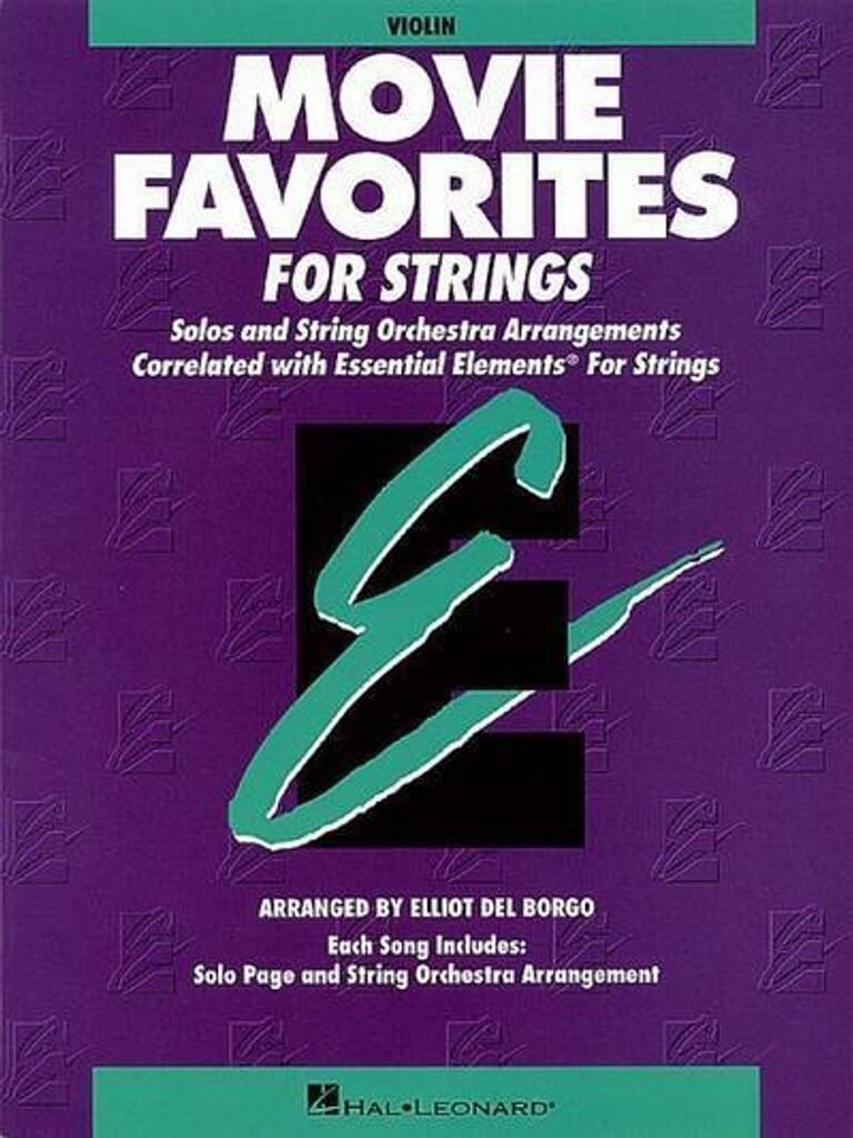 Essential Elements Movie Favorites for Strings: Violin Book (Parts 1/2)