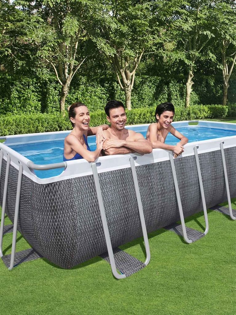 Basen ogrodowy stelażowy 549 x 274 x 122 cm 12w1 Bestway 56998