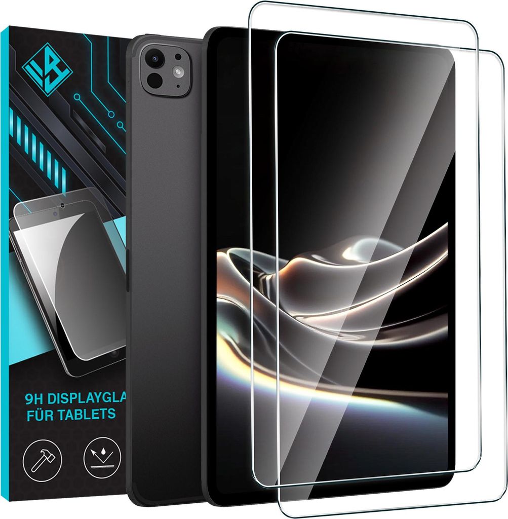 2x 9H Tablet Schutzglas für Apple iPad Pro 8. Gen (M5) 11 Zoll 2025 Displayglas Displayschutz