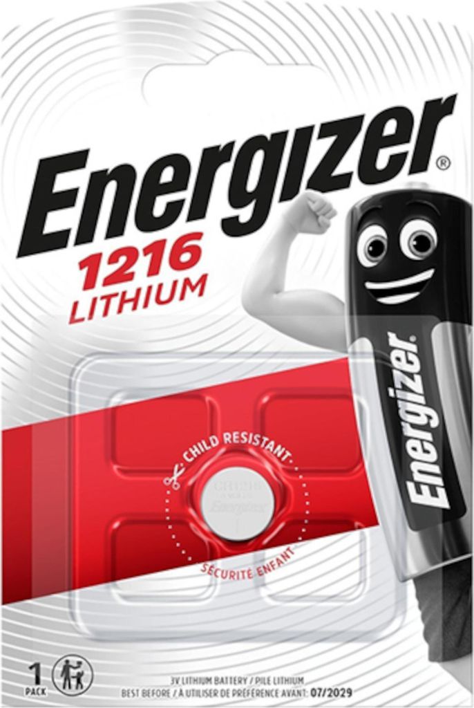 Litowe ogniwo guzikowe CR1216 3 V 1 blister Zdjęcie produktu 