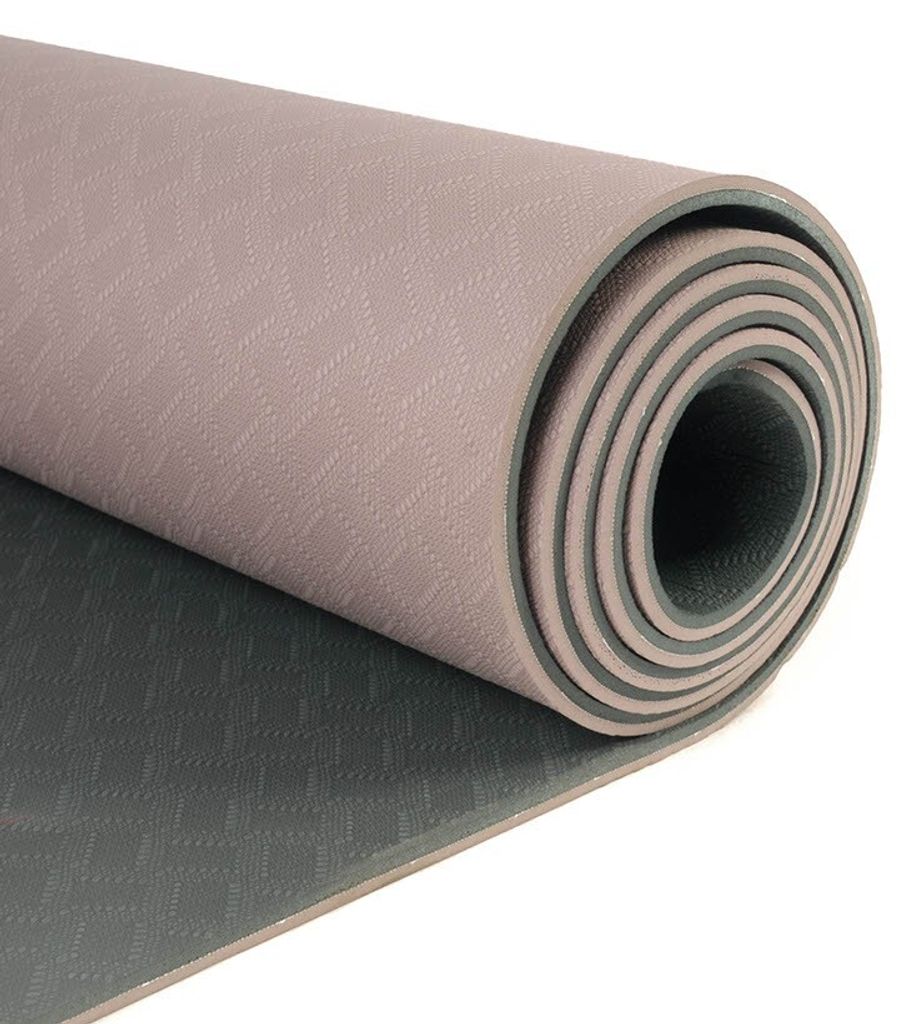 Ako Yoga - TPE Yogamatte YIN YANG - braun/anthrazit Produktbild 
