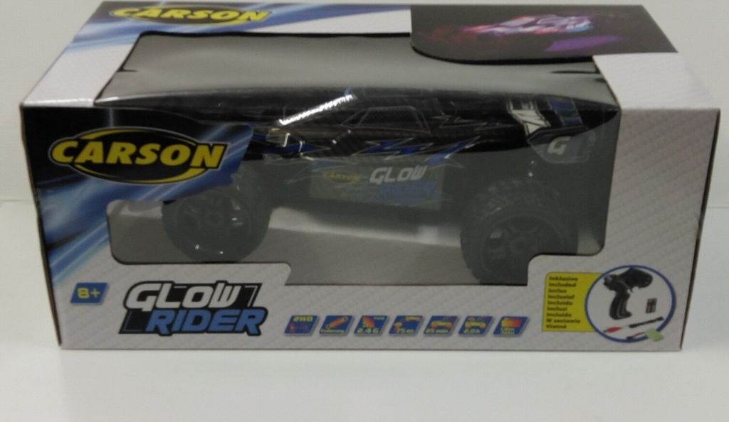 Carson 1:12 Glow Rider 2,4G 100% RTR blau Produktbild 