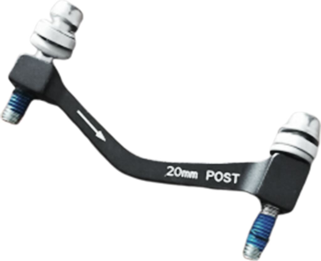 Fahrrad Fahrrad Scheibenbremshalterung 20mm Pfostenadapter an 180mm Rotor fuer SRAM AVID