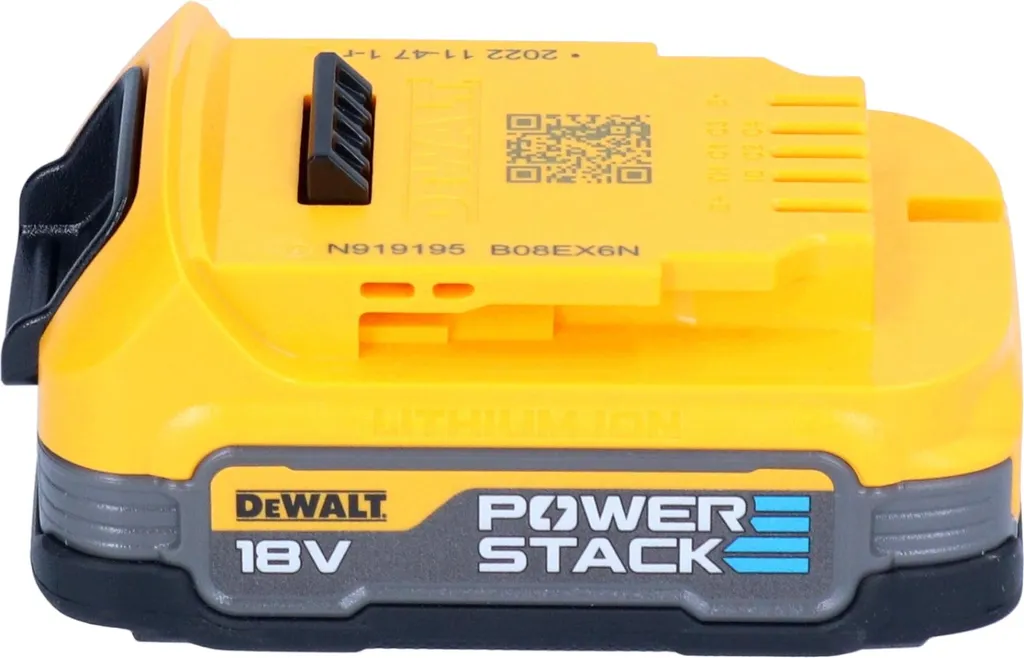 Batterie DEWALT 18V Powerstack 1.7Ah Li-Ion avec Chargeur DCB1102E2-QW - 6