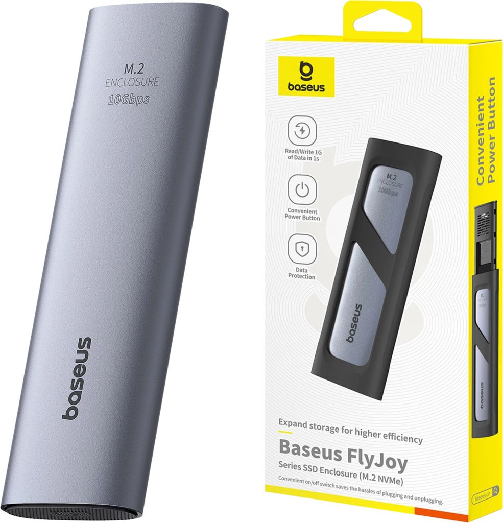 Baseus B00760600811-01, Obal pre SSD, M.2, M.2, 10 Gbit/s, Obrázok produktu 