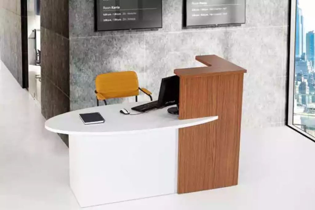 Rezeption Empfangstisch Tresen Kanzlei Praxis Diskothek Industrie Tische Büro