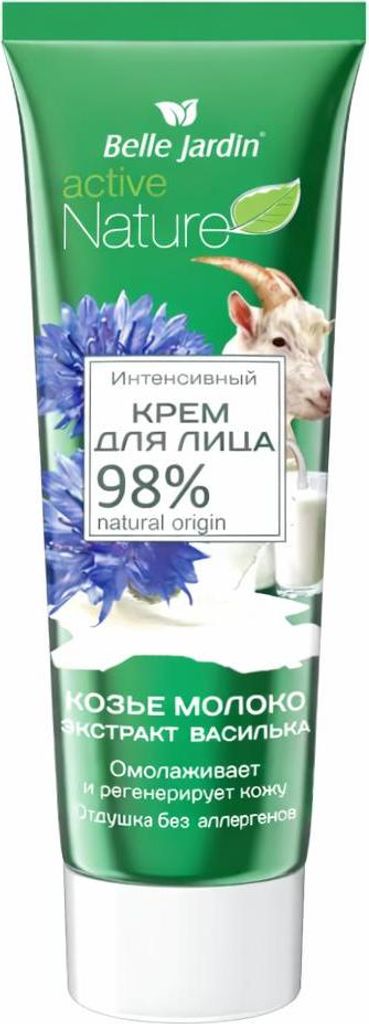 Belle Jardin Active Nature Gesichtscreme mit Ziegenmilch & Kornblumenextrakt 85 ml