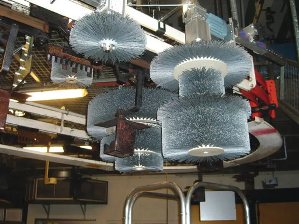 Brosse circulaire abrasive 140 mm Lessmann pour ponçage et ébavurage - 3