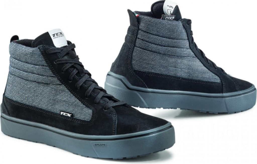 Motorradstiefel TCX STREET 3 TEX WP schwarz/grau 46