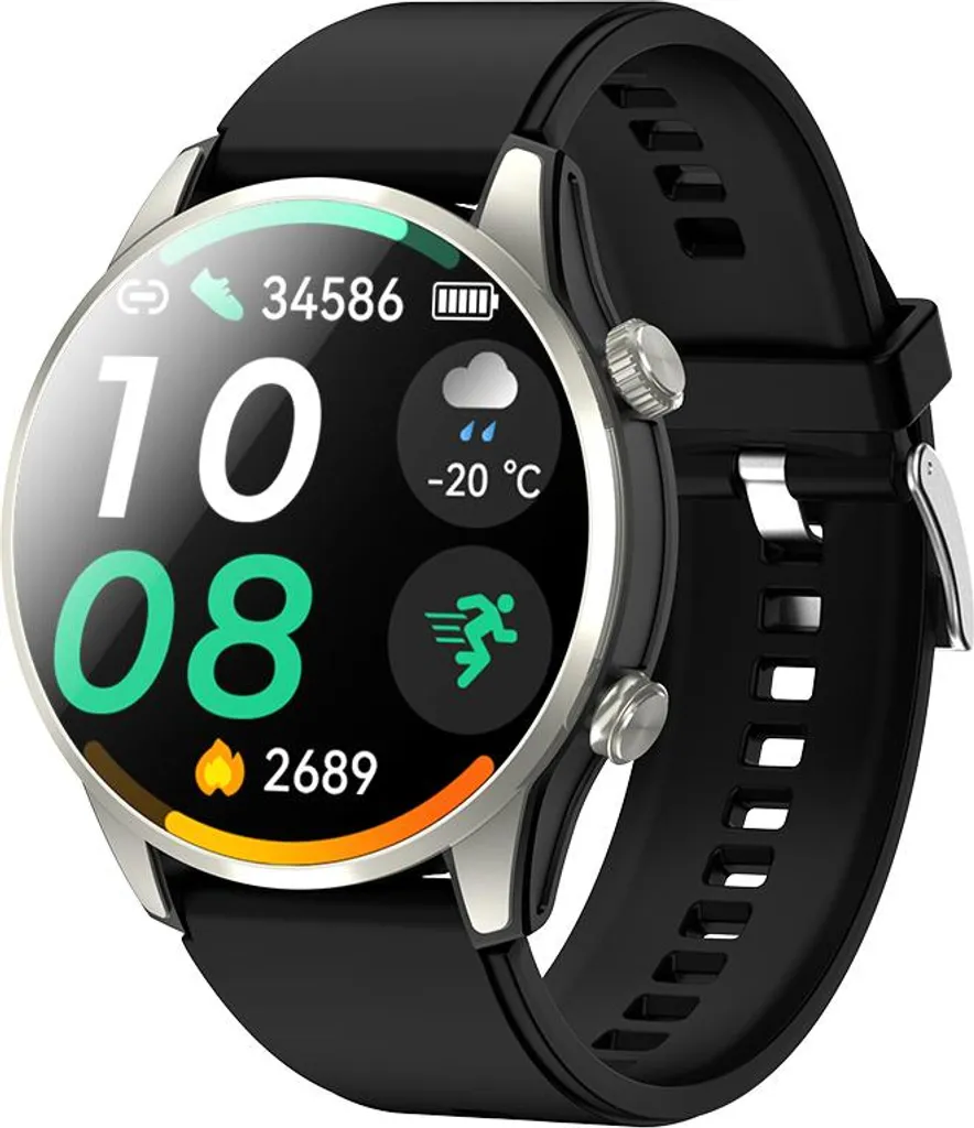 INF Smartwatch GPS Bluetooth con Chiamata - Argento