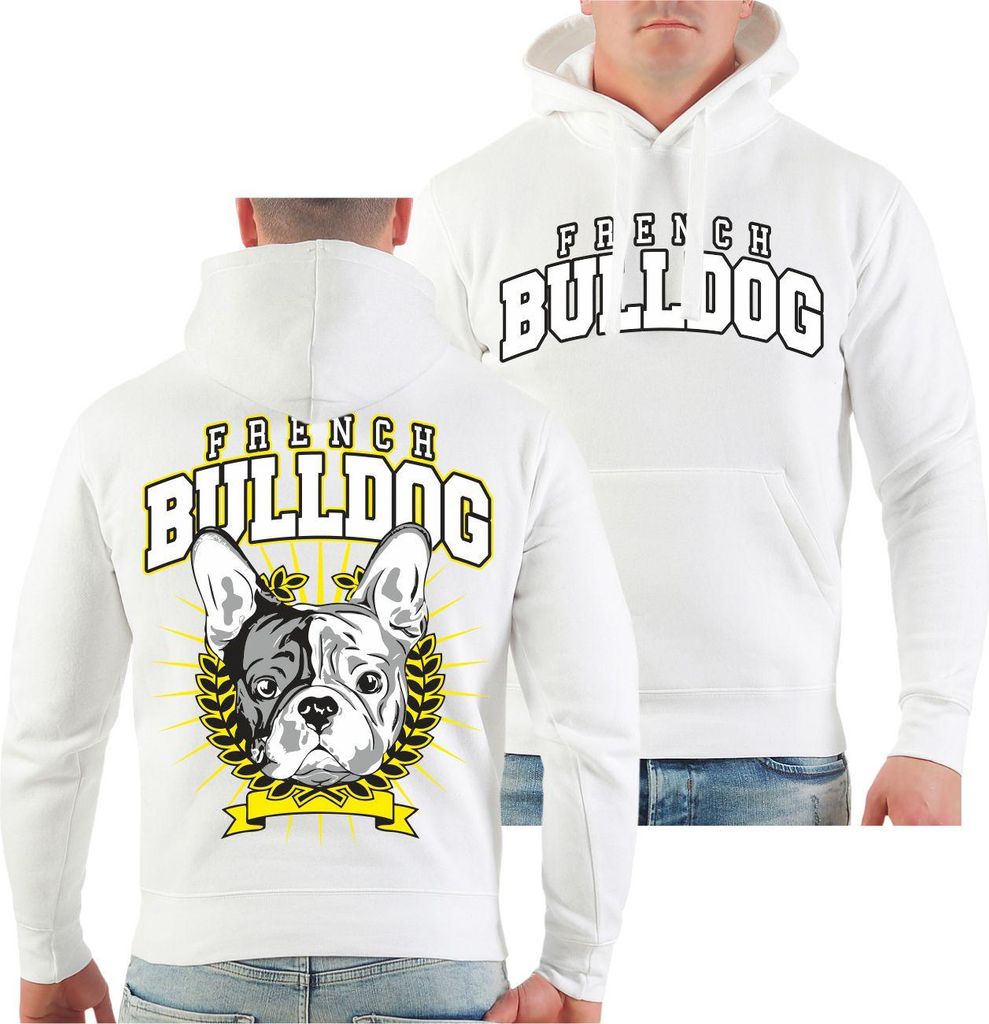 Herren Kapuzenpullover French Bulldog The Best