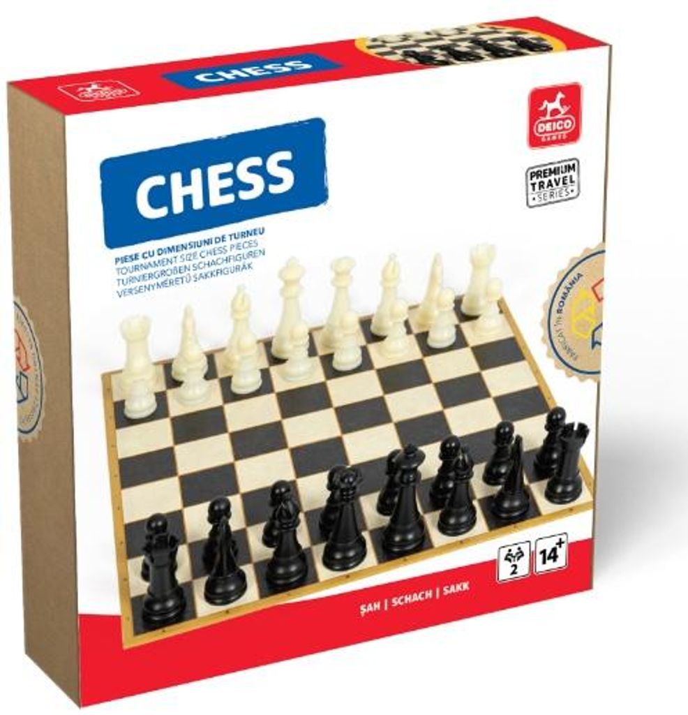 Schachspiel „Travel“ – Kompaktes Reiseset mit Brett und Figuren