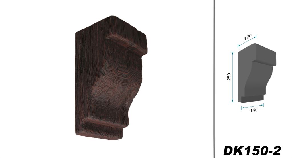 COSCA Balkenkonsole DK150 aus Polyurethane, Dekokonsole, Produktbild 