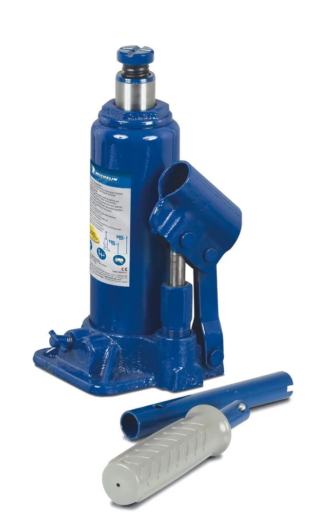 Cric hydraulique 3T Michelin - Levage sécurisé et stable en acier