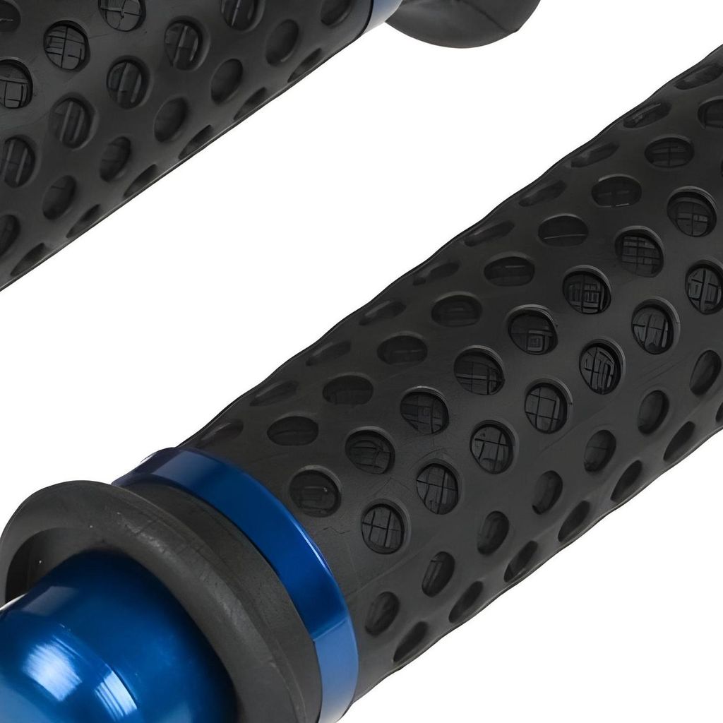 STR8 Lenkergriffe runde Enden blau eloxiert(AUSLAUF)