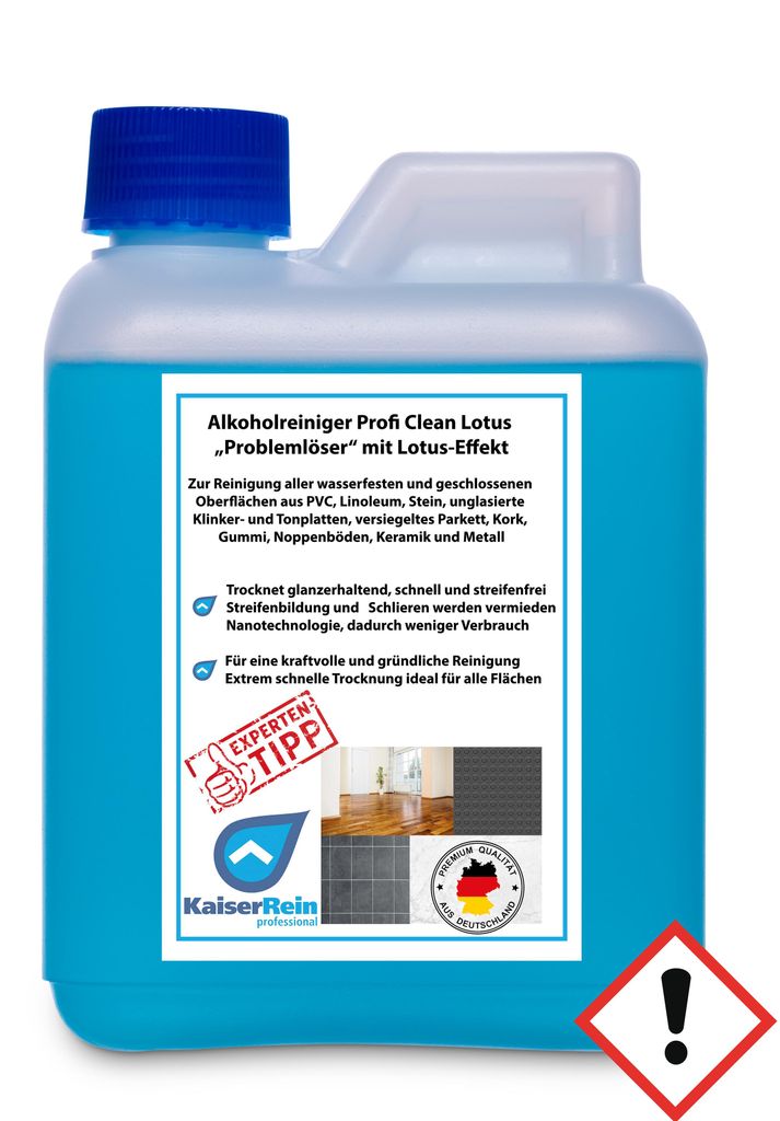 Alkoholreiniger Profi Clean Lotus mit Lotuseffekt / Produktbild 