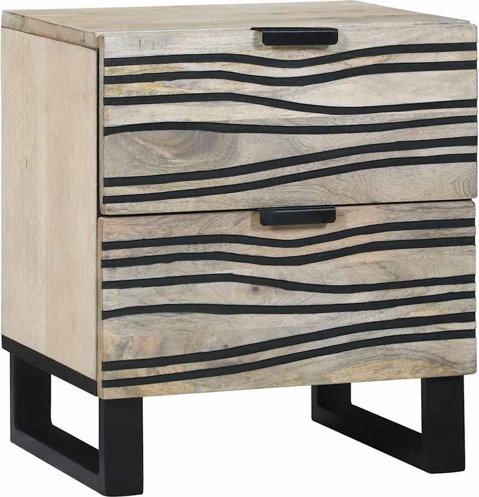 vidaXL Nachttisch 2 pcs Weiß 40 x 33 x 46 cm Holzwerkstoff