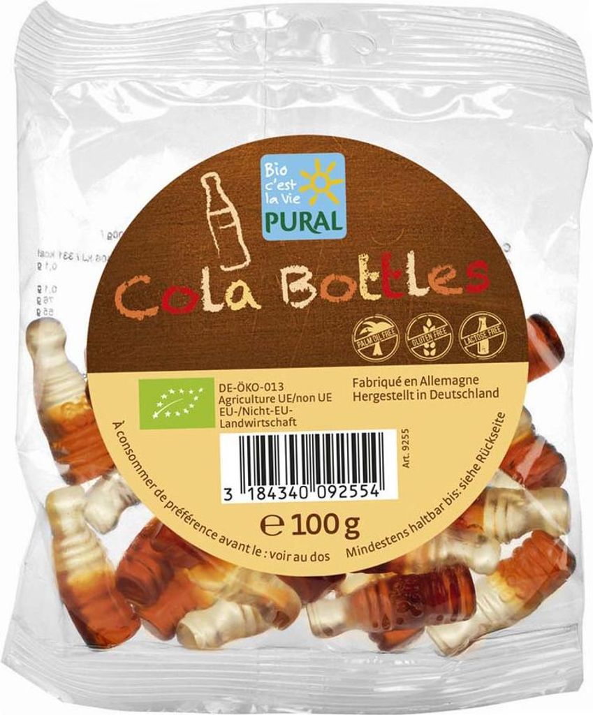 Fruchtgummi - Cola Bottles 100g 6er Pack