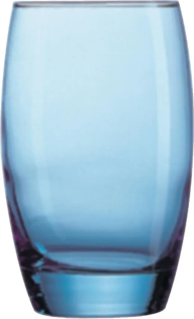 Set 24 Bicchieri Alti Arcoroc Salto Ice Blue 35cl | Design Moderno