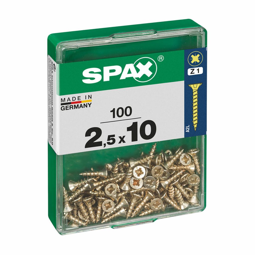 Spax Universalschrauben 2.5 x 10 mm PZ 1 - 100 Stk. Produktbild 4