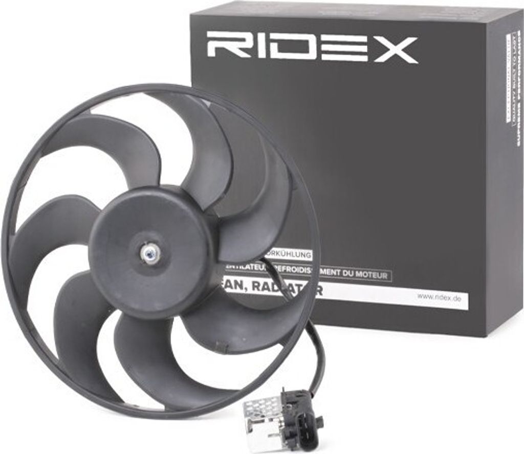 RIDEX 508R0103 Lüfter Motorkühlung Kühlerlüfter für OPEL ZAFIRA B (A05) Wasserkühler Ø315mm