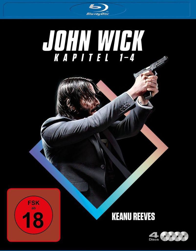John Wick: Kapitel 1-4 (Blu-ray)
