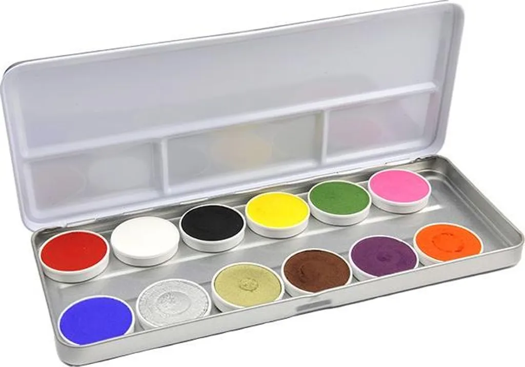 Set Truccabimbi 12 Colori Professionali: Palette Face Painting Acqua