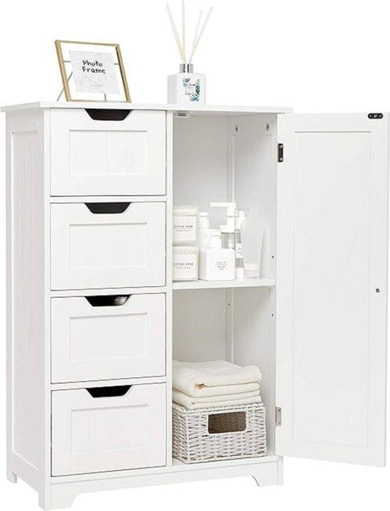 Badezimmermöbel, freistehender Schrank 30 x 56 x 82,5 cm