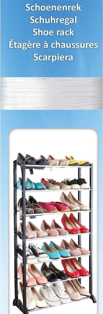 MESA LIVING Schuhregal 7 Ablagen