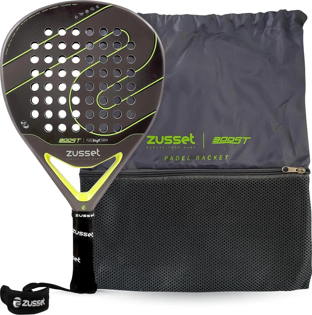 Raquette de padel polyvalente avec tamis en goutte d'eau taille M